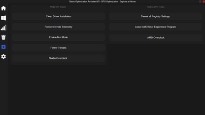 Basic Tweaks