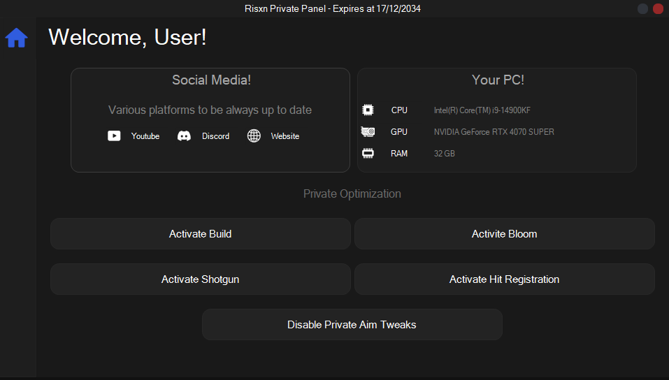 Private Tweaks